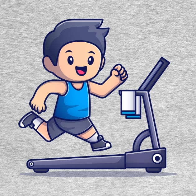 Cute People Running On Treadmill by Catalyst Labs